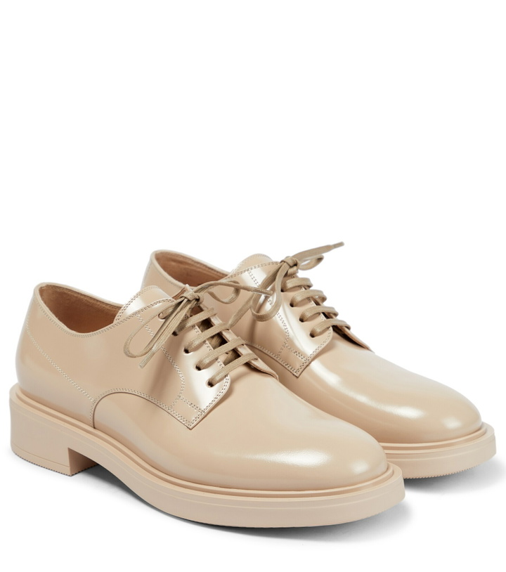 Photo: Gianvito Rossi - Bobby patent leather Derby shoes