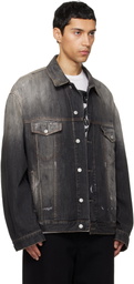 Acne Studios Black Oversized Denim Jacket
