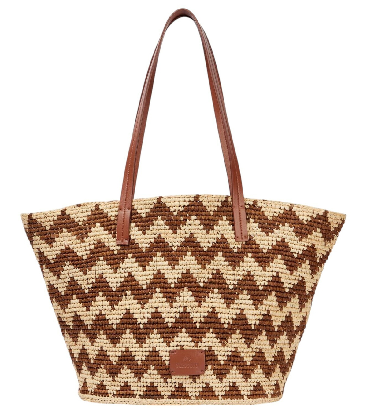 【MISSONI】 Zigzag Medium raffia bucket bag Zigzag Medium raffia bucket bag in multicoloured - Missoni