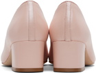Sandy Liang Pink & White Cap Toe Heels