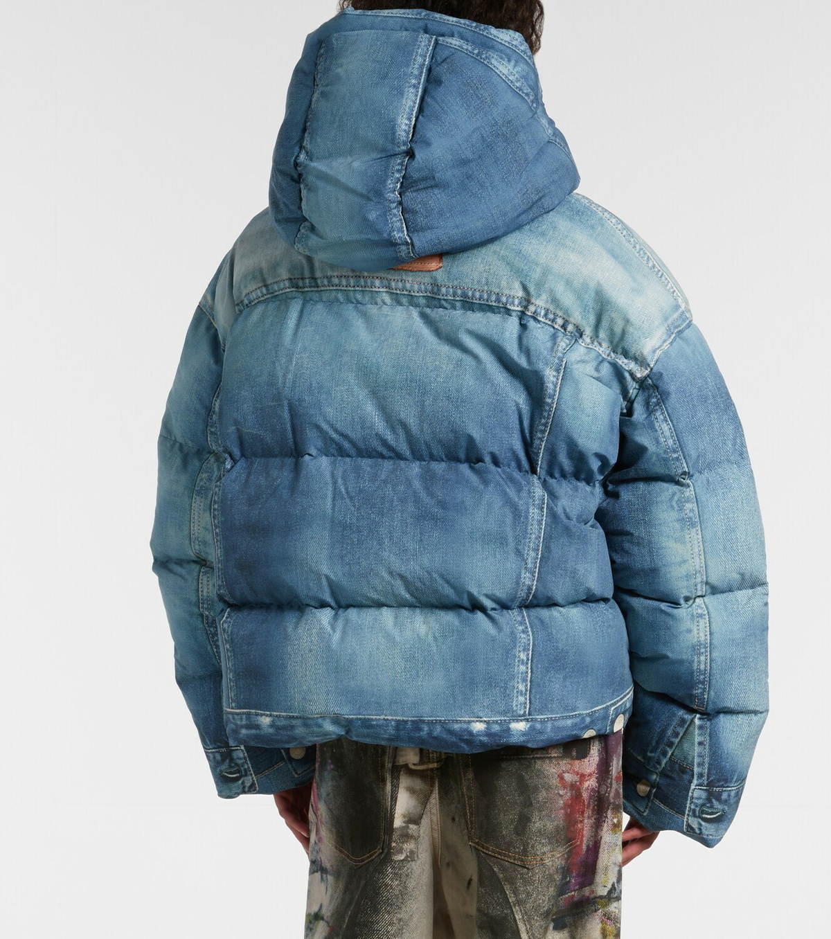 Acne Studios Trompe-l’oeil down jacket