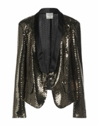 Forte_forte Womens Blazer in Gold