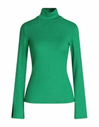 Berna Womens Turtleneck Emerald in Green