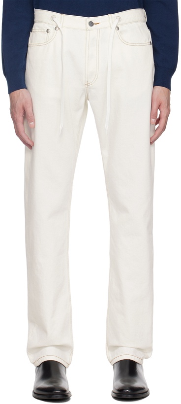 Photo: A.P.C. White Natacha Ramsay-Levi Edition Sureau Jeans
