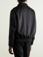 Lardini - Cashmere and Wool-Blend Felt Blouson Jacket - Blue