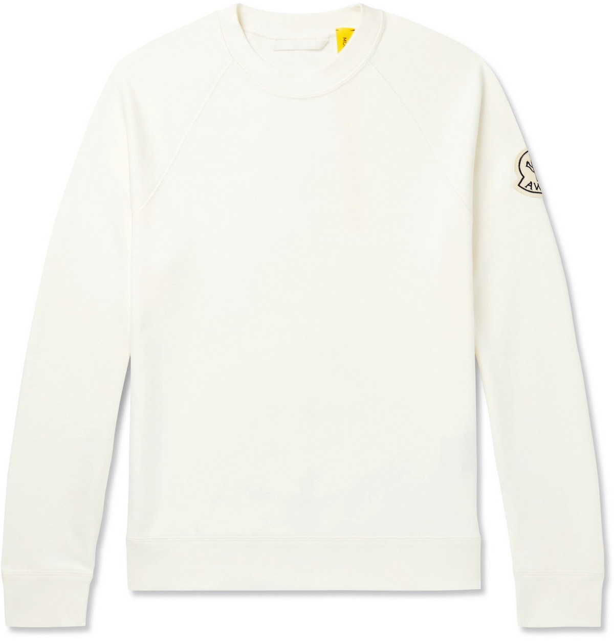 Moncler Genius - Awake NY 2 Moncler 1952 Logo-Detailed Loopback  Cotton-Jersey Sweatshirt - White