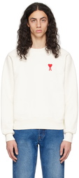 AMI Paris Off-White Ami de Cœur Sweatshirt