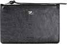 Courrèges Black AC Napalack Leather Pouch