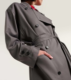 The Row Eric silk trench coat