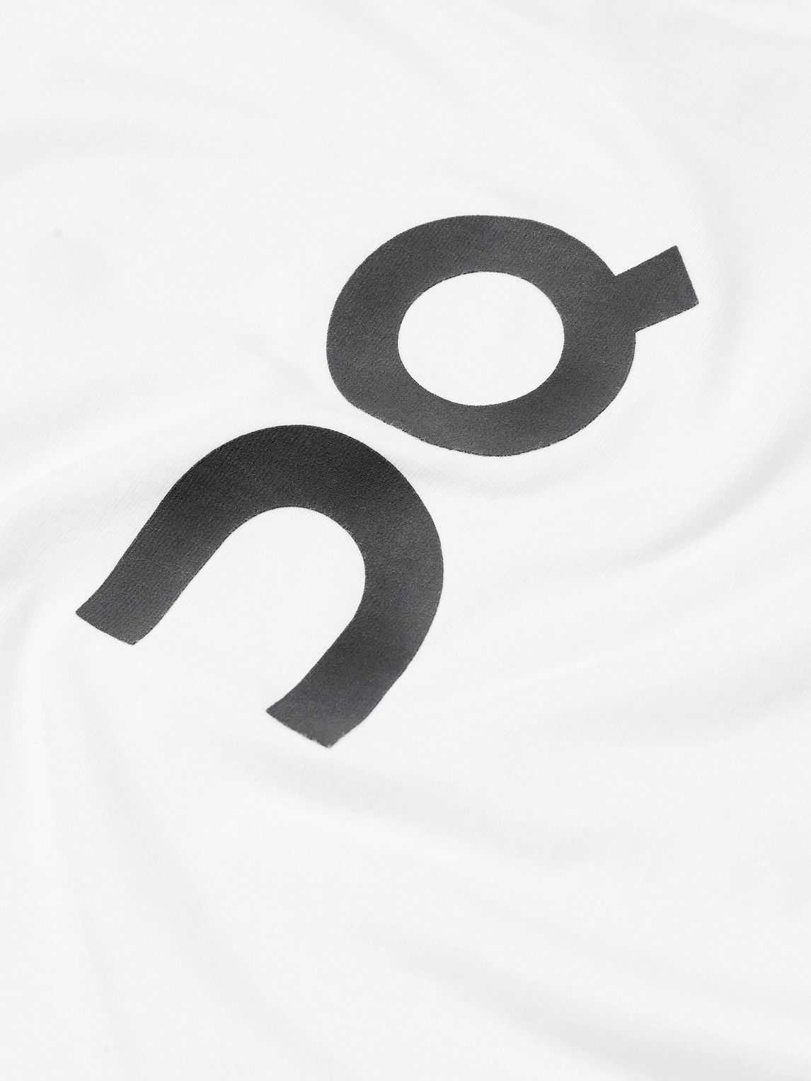 ON - Club Logo-Print Cotton-Jersey T-Shirt - White