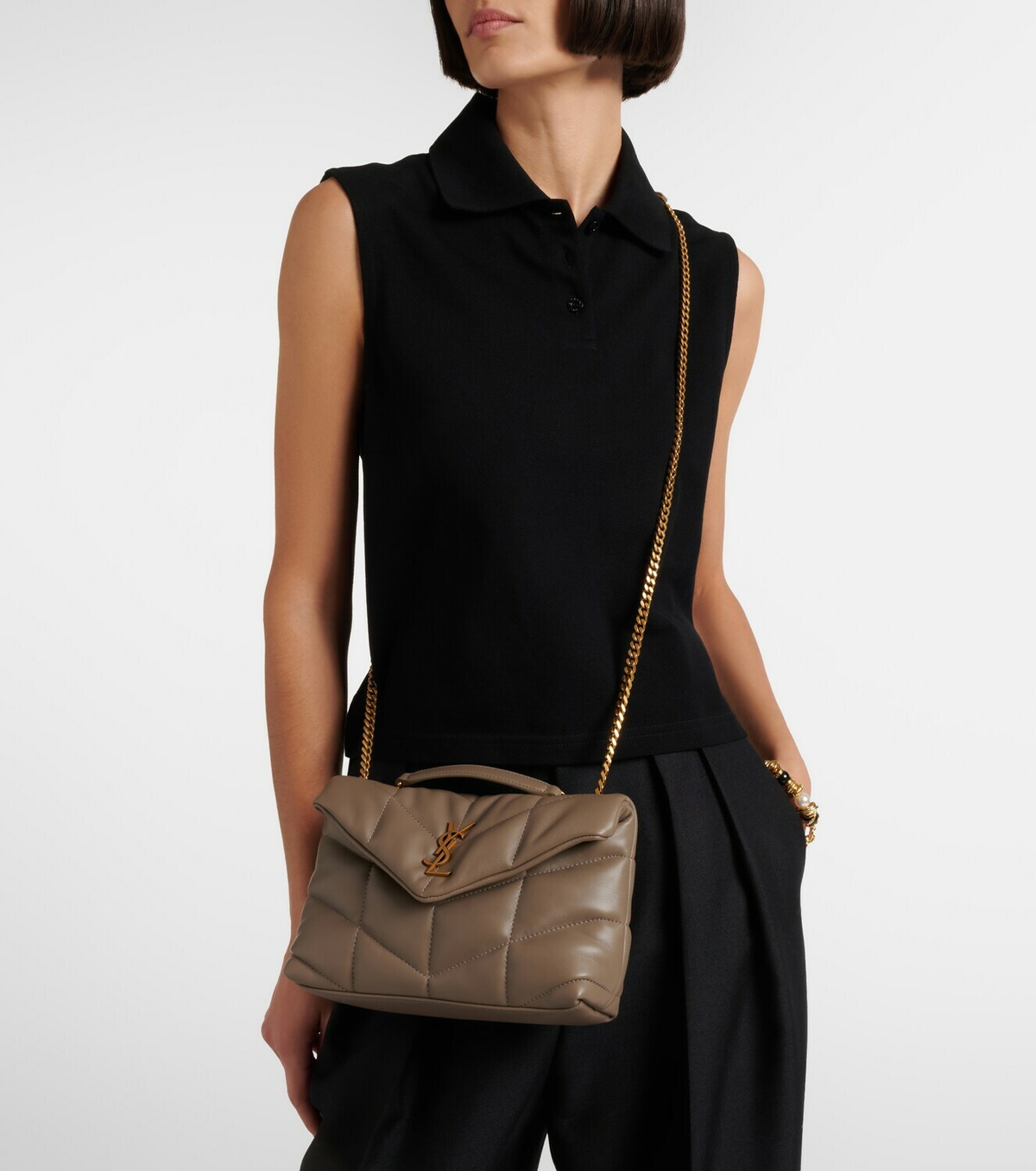 Saint Laurent Puffer Toy leather shoulder bag