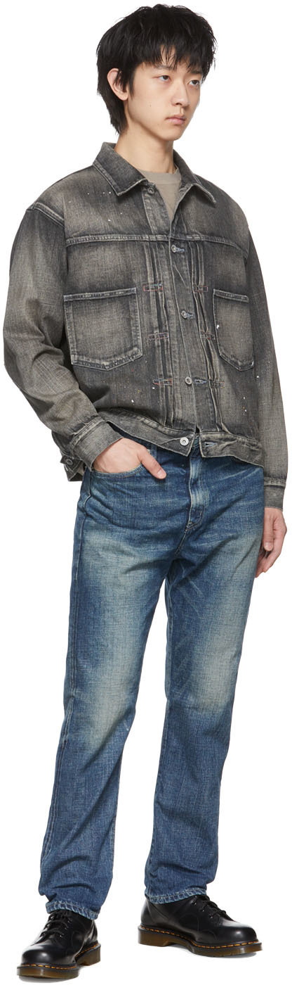 Neighborhood Grey Savage Denim Jacket Neighborhood