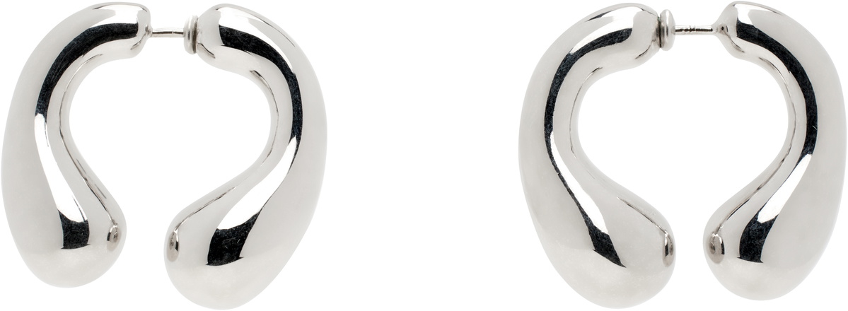 Panconesi Silver P Helix Earrings