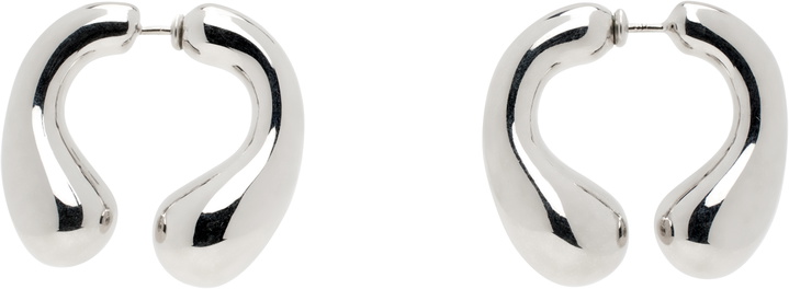Photo: Panconesi Silver P Helix Earrings