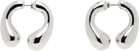 Panconesi Silver P Helix Earrings