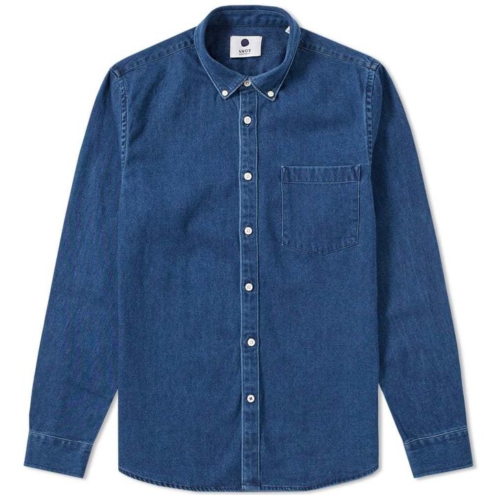 Photo: NN07 Falk Denim Shirt Blue