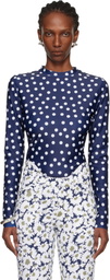 Jean Paul Gaultier Navy 'The Polka-Dot' T-shirt