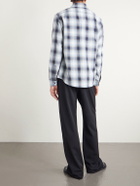 Barena - Checked Cotton-Flannel Shirt - Blue