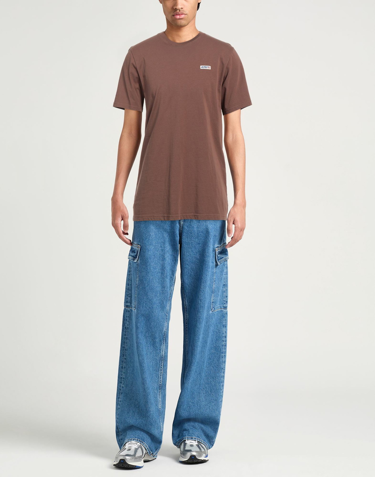 Autry Mens T-shirt in Brown