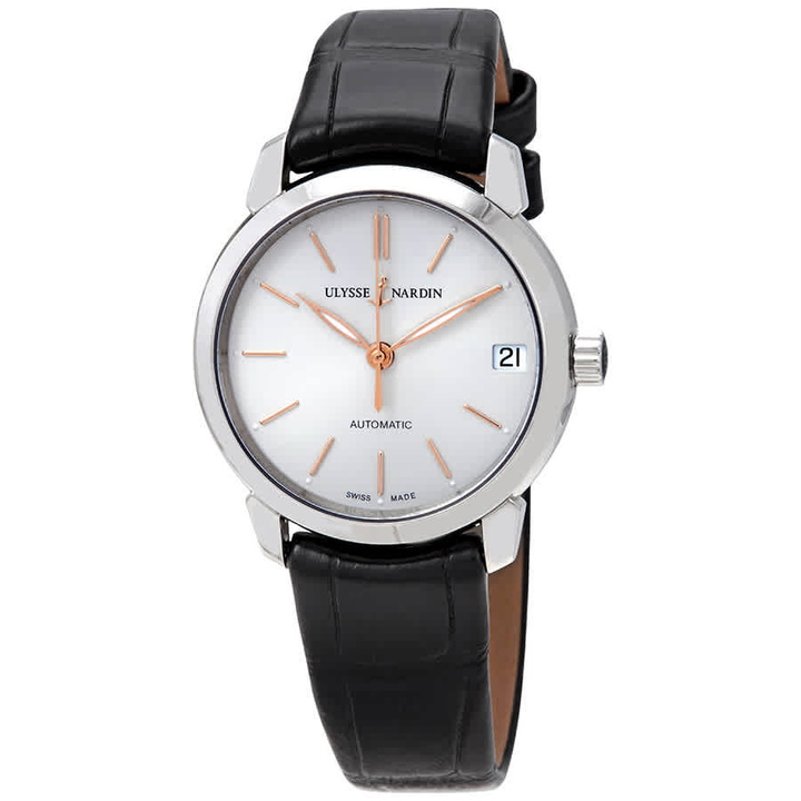 Photo: Ulysse Nardin Classico Automatic Silver Dial Ladies Watch 8103-116-2/91