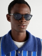 Mr Leight - James S Round-Frame Acetate and Titanium Sunglasses