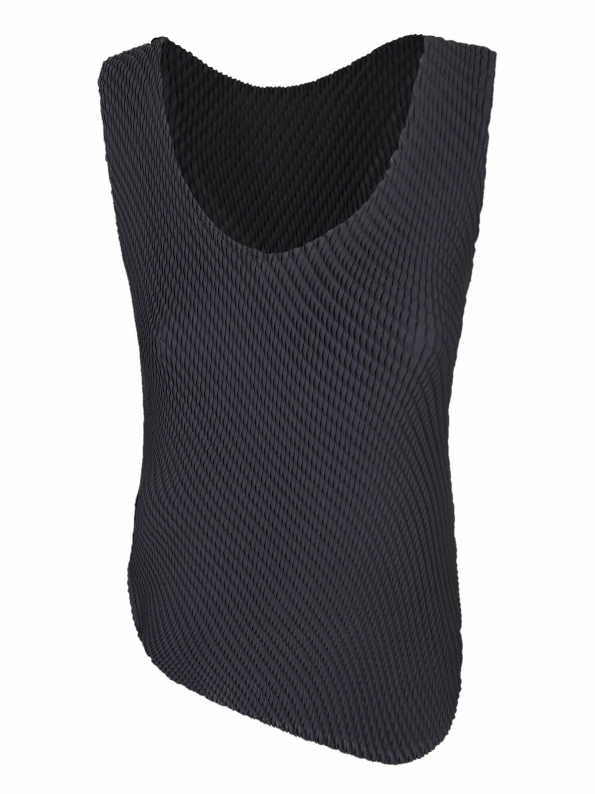 Issey Miyake Twist 2 Tank Top - Blue | Garmentory