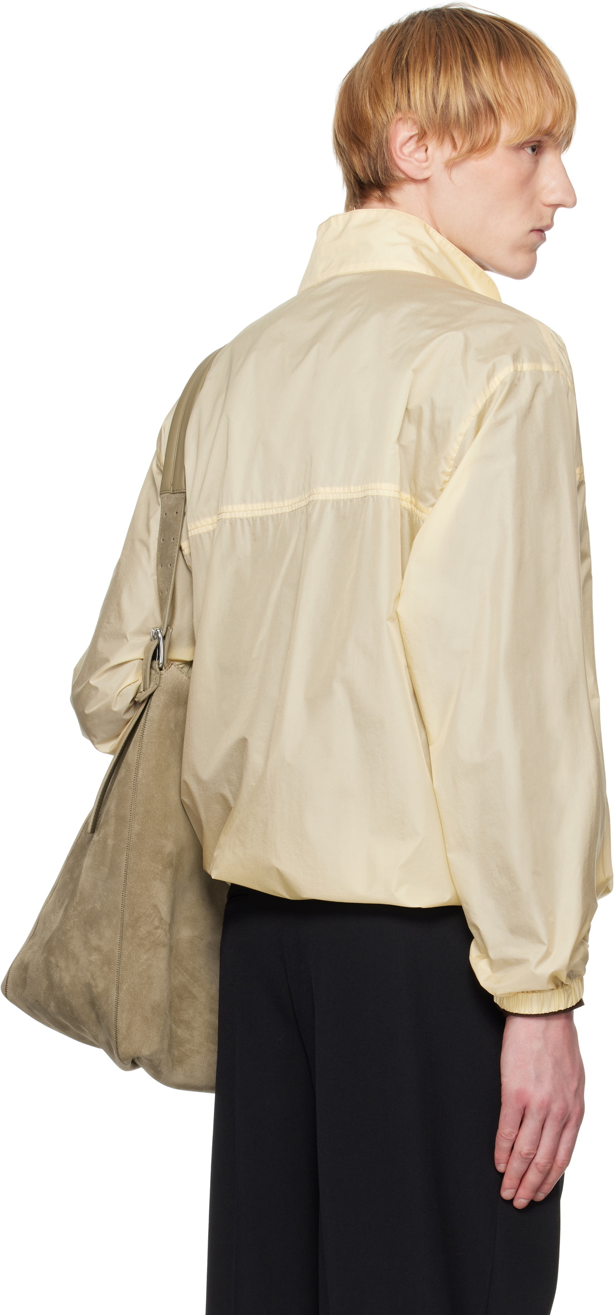 ジャケット・アウター AURALEE 25ss LIGHT SHEER NYLON HALF ZIP AURALEE Yellow Light Sheer Nylon Half Zip Jacket Auralee