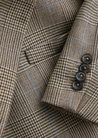Giuseppe DI Morabito Houndstooth Cropped Blazer Brown