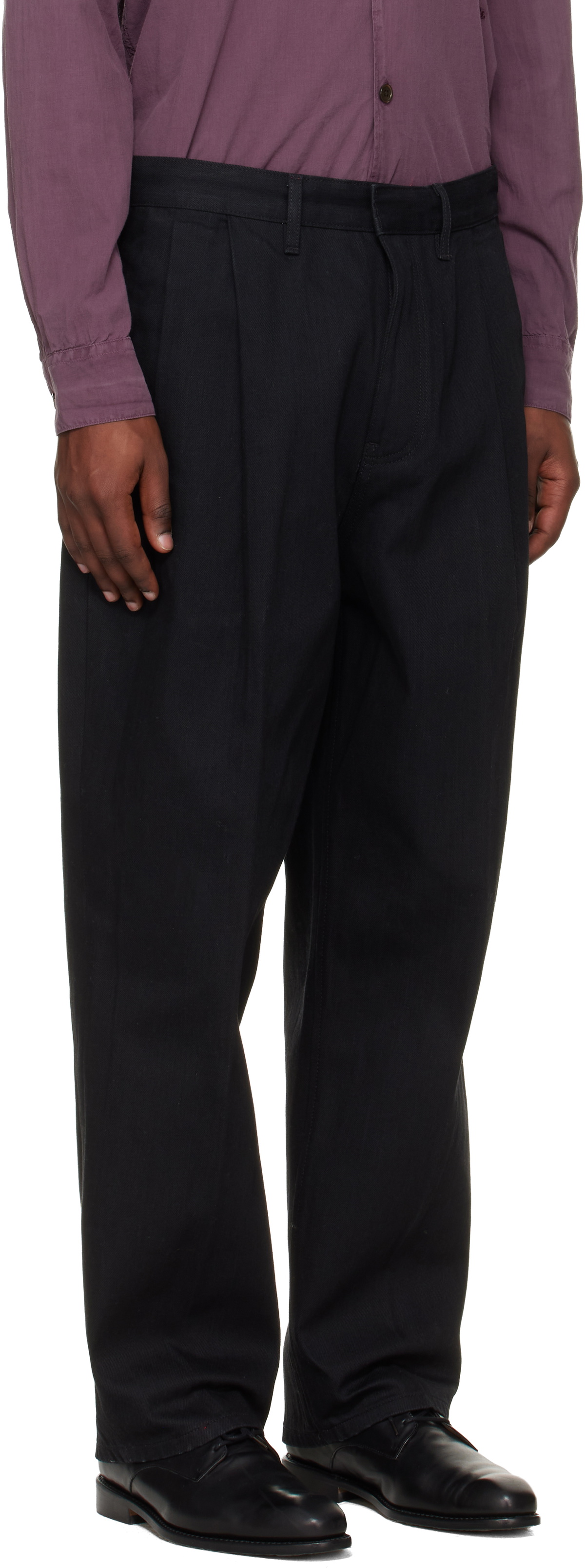 Hugo Black Relaxed-Fit Jeans
