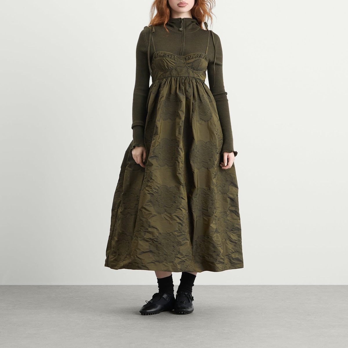 Cecilie Bahnsen Women's Alena Dress in Olive