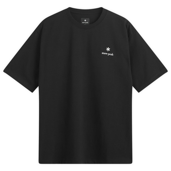 Photo: Snow Peak Men's Logo T-Shirt in Black