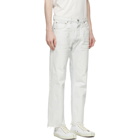 Maison Margiela Off-White Bleached Jeans
