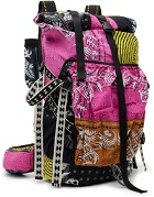 Vyner Articles Multicolor Bandana Patchwork Backpack