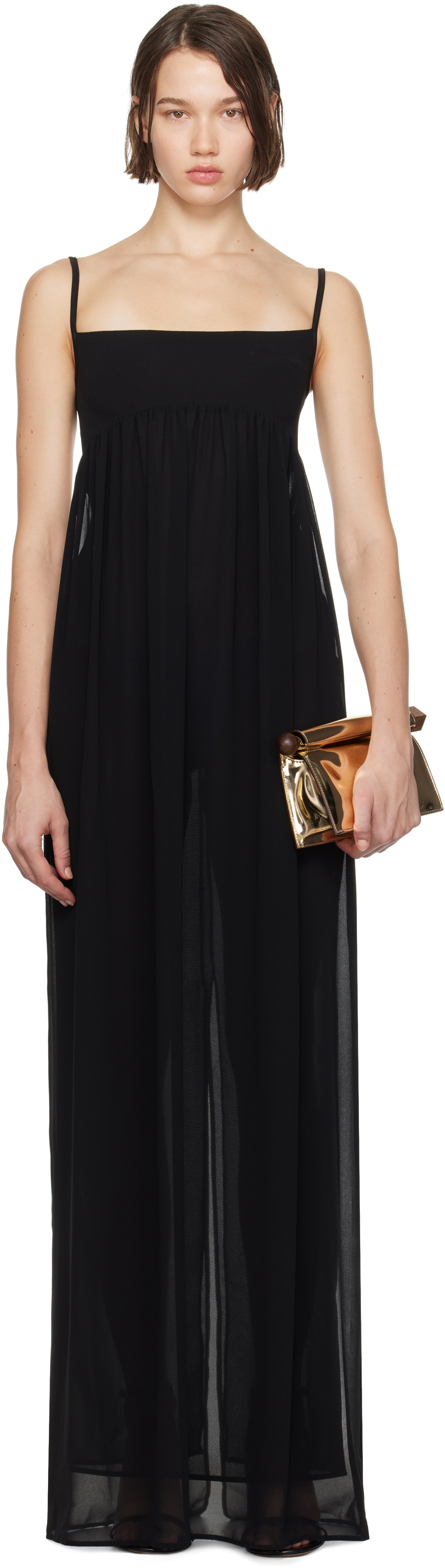 【送料&関税込】Jacquemus La Robe Peplo Longue JACQUEMUS La Robe Peplo long yellow dress | TheDoubleF
