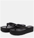 Gianvito Rossi Leather thong sandals