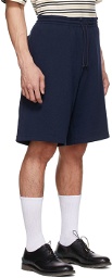 Comme des Garçons Homme Navy Cotton Shorts
