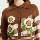 House Of Sunny Women's Sunflower Tripper Cardigan in Tobacco