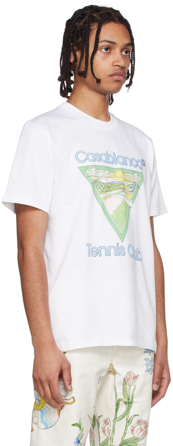 Shirt - 18 -  handblock  camel printed organic cotton shirt in white