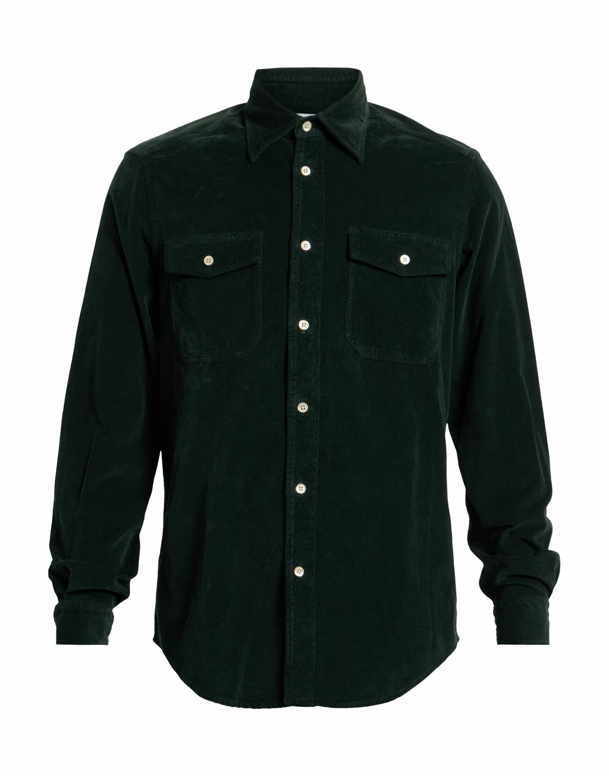 Boglioli Mens Shirt Dark in Green