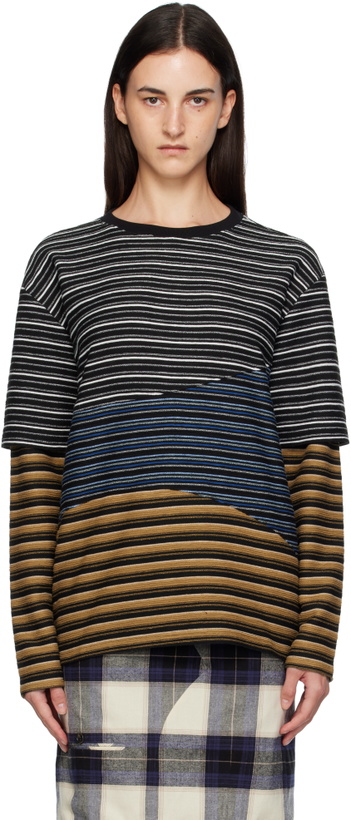 Photo: Andersson Bell Multicolor Stripe Layered T-shirt