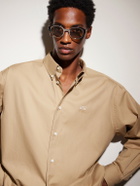 LOEWE - Coil Round-Frame Silver-Tone Sunglasses