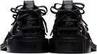 Simone Rocha Black Multi-Lace Cutout Brogues