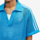 Adidas CLOT Crochet by EC Polo in Bright Blue
