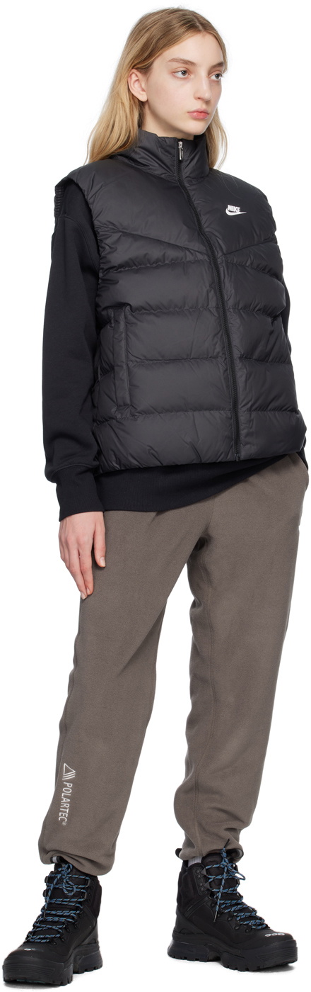 Nike Black Sportswear Therma-Fit Windrunner Down Vest Nike