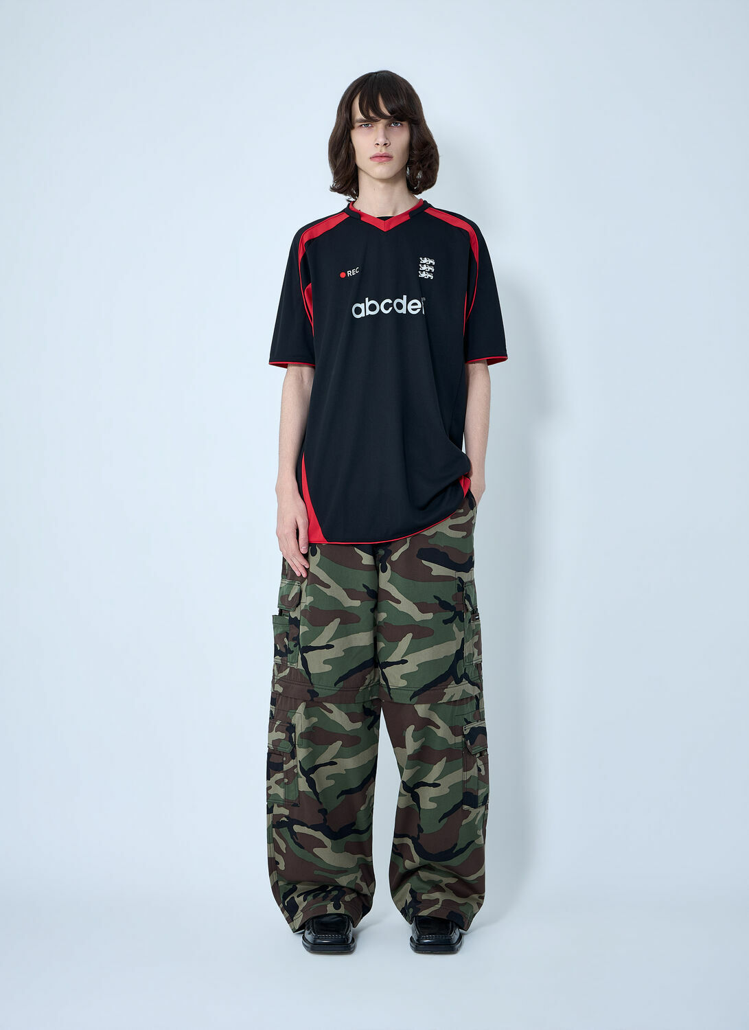 VETEMENTS Alphabet Football Jersey T-Shirt