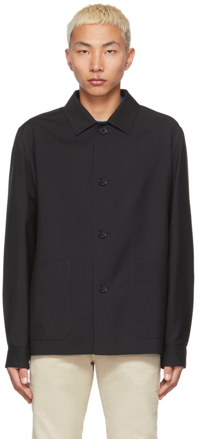 Ermenegildo Zegna Black Wool & Mohair Jacket Ermenegildo Zegna