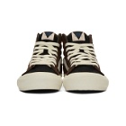 Vans Brown and Off-White Taka Hayashi Edition Style 138 Lx High-Top Sneakers