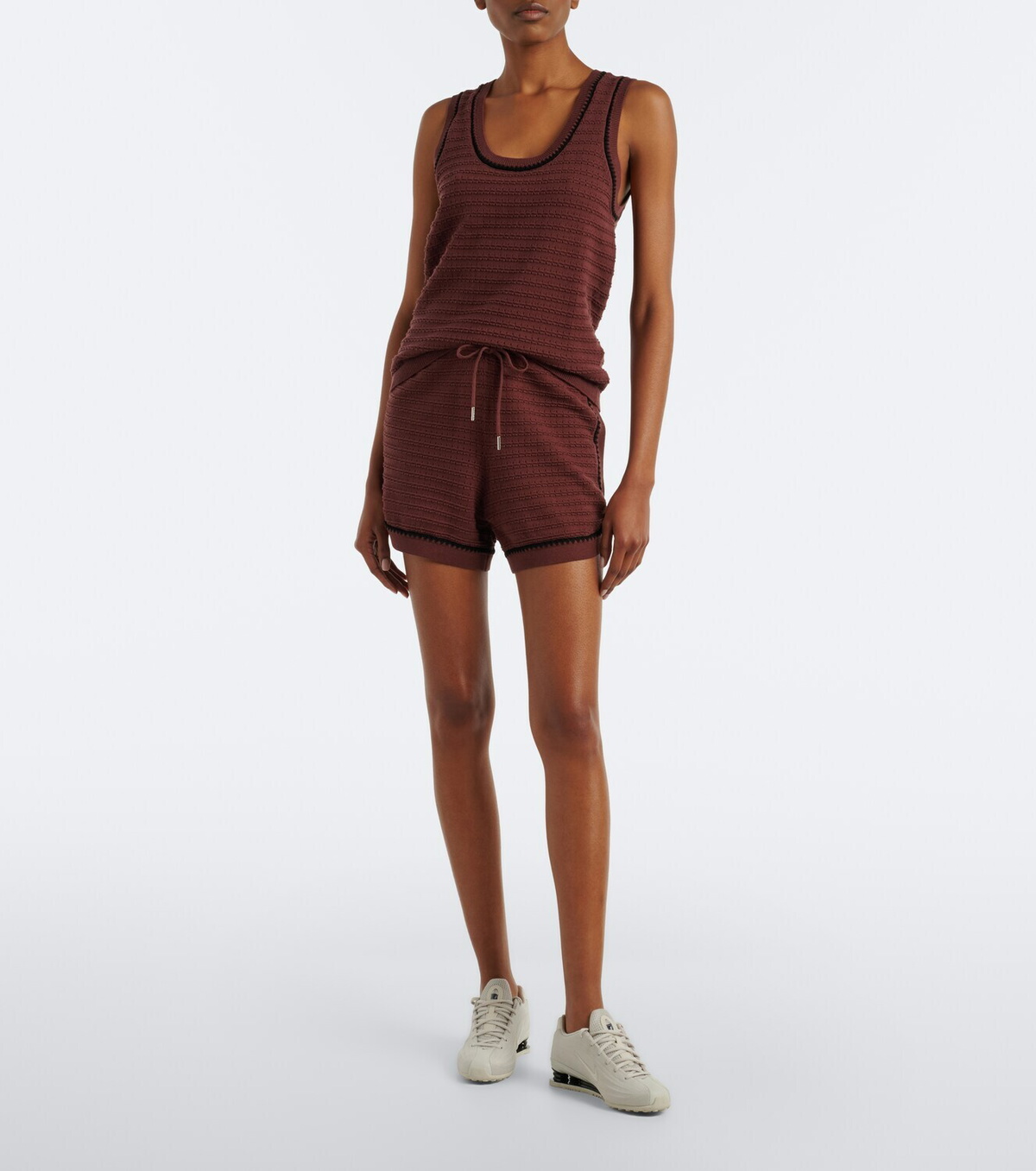 Varley Gideon pointelle cotton tank top