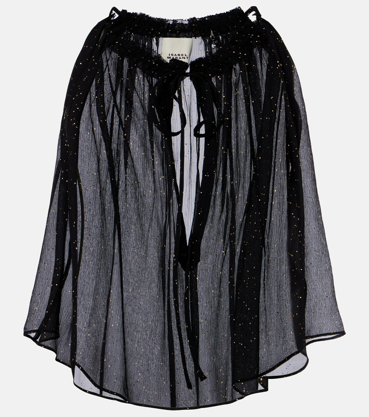Isabel Marant Marilou silk georgette top