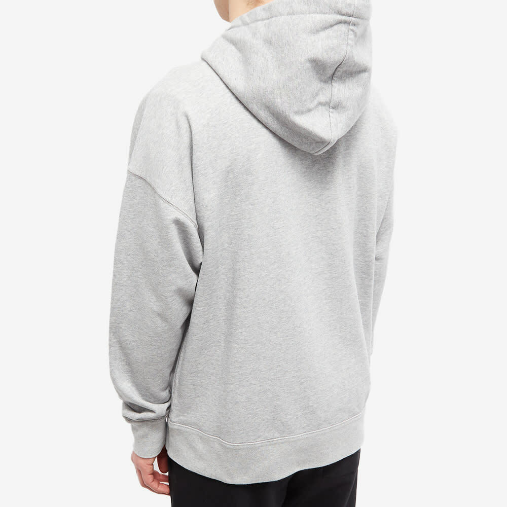 Isabel Marant Men's Miley Logo Hoody in Grey/Midnight Isabel Marant